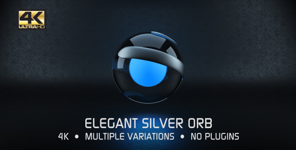 Elegant Silver Orb Logo alt