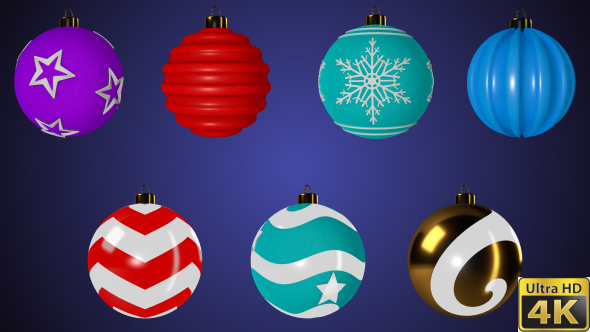 Spinning Christmas Balls Pack