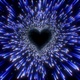 Vj Heart 4K Loop Blue - VideoHive Item for Sale