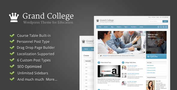 01 intro.  large preview - Grand College - Wordpress Theme For Education
