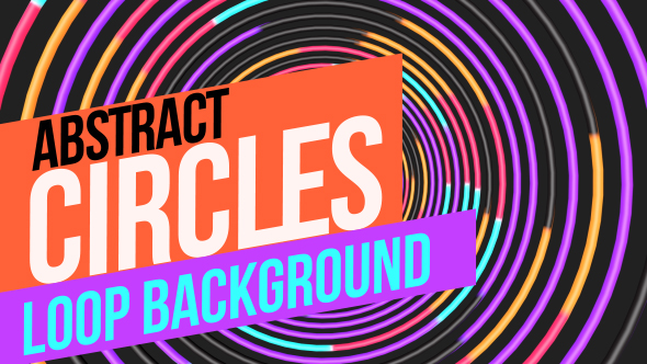 Colored Circles Vj Loop alt