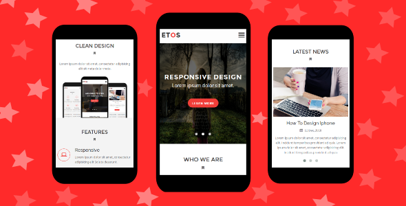 Etos - Responsive Mobile Template