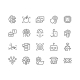 Line Artificial Intelligence Icons - GraphicRiver Item for Sale
