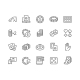 Line Gambling Icons - GraphicRiver Item for Sale