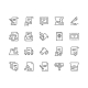 Line Legal Documents Icons - GraphicRiver Item for Sale