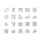 Line Real Estate Icons - GraphicRiver Item for Sale
