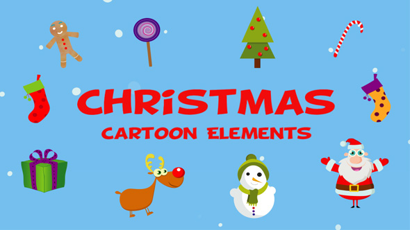 Christmas Cartoon Elements alt