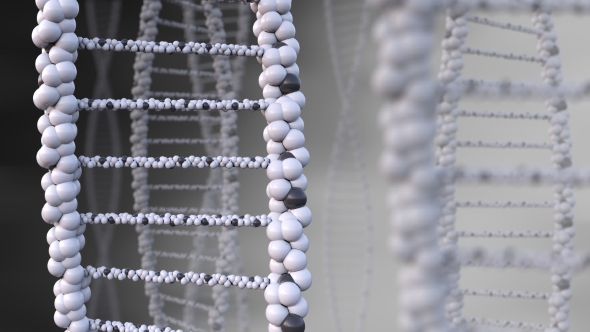 Blue DNA Molecules alt