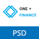 One+ Finance PSD Template - ThemeForest Item for Sale