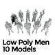 Low Poly Men Pack - 3DOcean Item for Sale