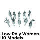 Low Poly Women Pack - 3DOcean Item for Sale