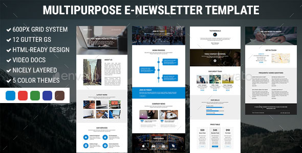 WebStudio - Multipurpose E-newsletter Template