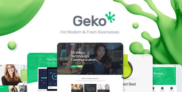 Geko – Startup WordPress Theme