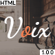 VOIX - Clean & Modern, Responsive Personal Blogging HTML5 Template - ThemeForest Item for Sale