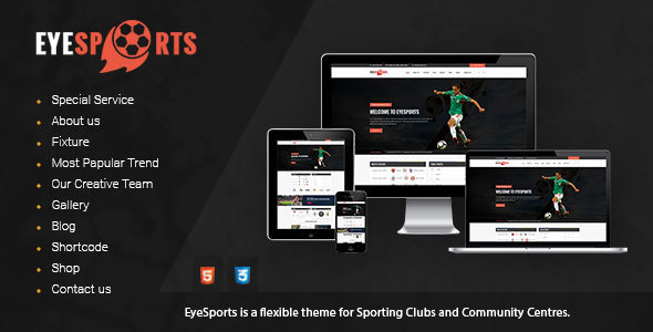 Eye Sports - Fixtures WordPress Theme