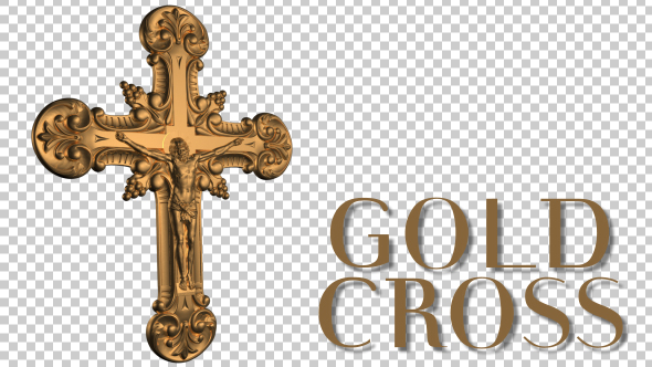 Worship Crucifix - Gold Cross