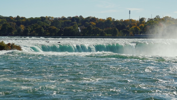 The Powerful Energy of Nature - Niagara Falls. The View From the American Side. In the Picture, One