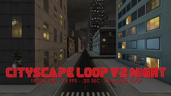 Cityscape Loop (Layout V2) Night