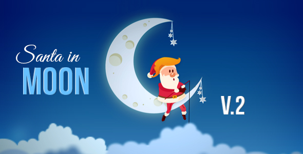 Santa In Moon