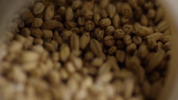 Slow motion footage of beer home brewing supplies and processes - BEER BREWING 016