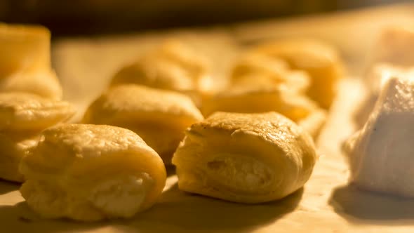 Bakery Items In The Oven