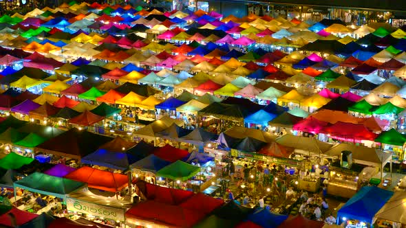 Night Market, Ratchada Bangkok Thailand