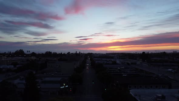 Sunrise in San Mateo California