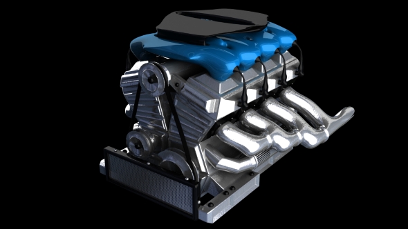 Loop Rotate Car Engine with Alpha Channel alt