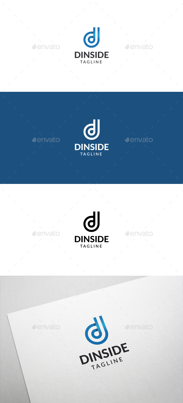 Dinside D Letter Logo V2