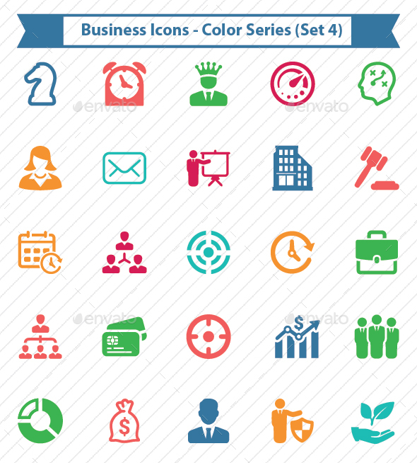 Business Icons - Color Series (Set 4)