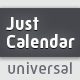 Just Calendar | Universal Generator - VideoHive Item for Sale