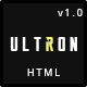 Ultron - Responsive One & Multi Page HTML Template - ThemeForest Item for Sale