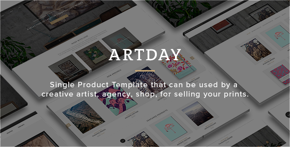 Artday - Creative Shop Template