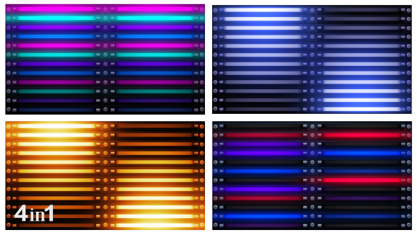 Neon Lights Blinking Panel (4-Pack) alt