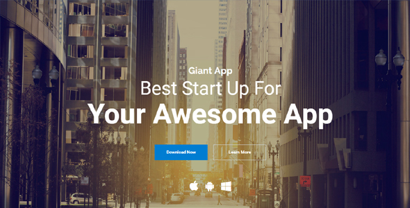 GiantApp - App Landing & Showcase WordPress