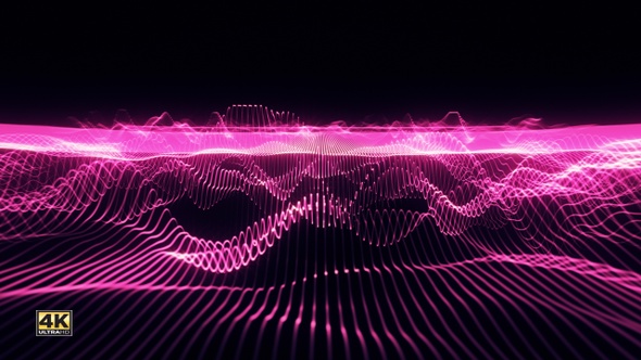 Sound Waves Pink