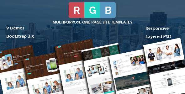 RGB - MultiPurpose Responsive HTML Site Template