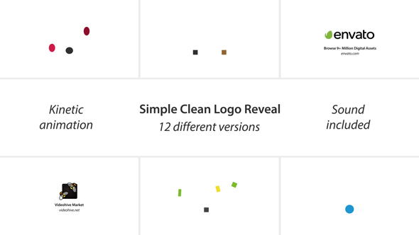 Simple Clean Logo Reveal Pack