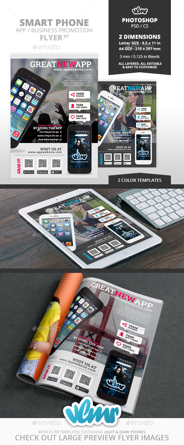Smart Phone App Business Promotion Flyer 07