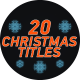 20 Christmas Titles - VideoHive Item for Sale