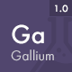 Gallium Landing Page - ThemeForest Item for Sale