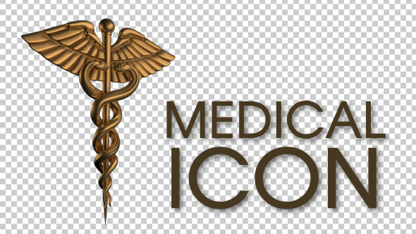 3D Gold Medical Icon