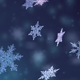 Sparkling Snowflakes Christmas Background - VideoHive Item for Sale