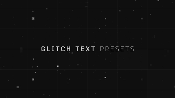 Glitch Text Presets
