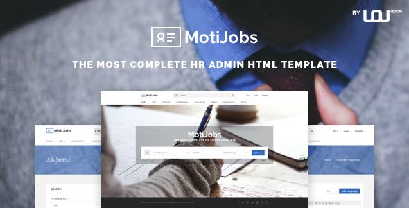 Motijobs - Human Resources Admin Template