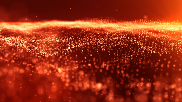 Red Christmas Sparkling particles Festive Background 02