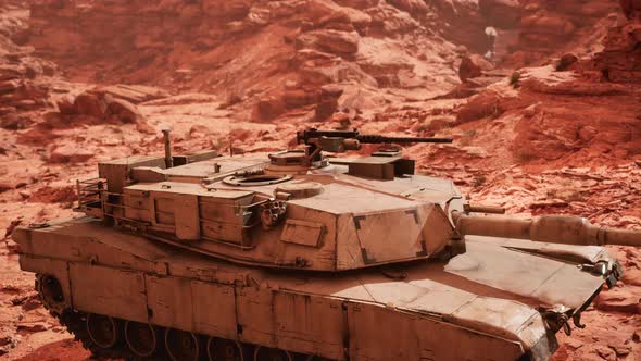 American Tank Abrams in Afghanistan