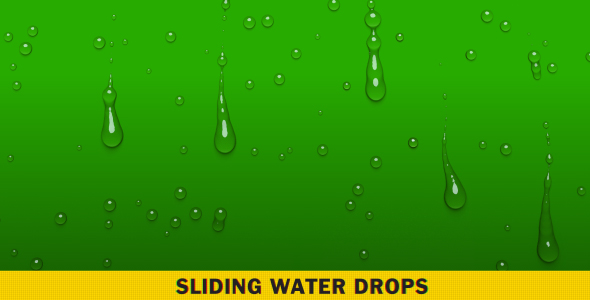Sliding Water Drops