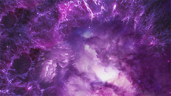 Purple Space Abstraction