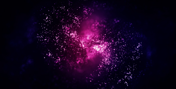 Purple Vortex Of Particles